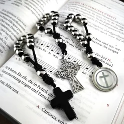 Taschenrosenkranz, Fingerrosenkranz,katholischer Rosenkranz, Edelstahl