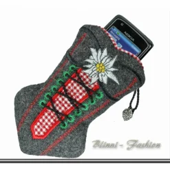 Taschentüchertasche - KORSETT - für Taschentücher oder ein kleines Handy, Tatüta, Trachten, aus Wollstoff, Farbwahl, Oktoberfest