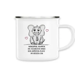 Tasse Babyelefant mit Herz