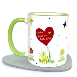 Tasse für Schwiegervater, Tasse mit Sprich, Glück ist einen Schwiegervater wie Dich zu haben