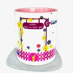 Tasse Freundin mit Frosch, Glück ist eine Freundin wie Dich zu haben