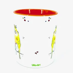 Tasse mit Elefant Gertrude, Funny-Art, Geschenk für Elefanten-Liebhaber und Wildschützer