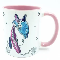 Tasse Pferd personalisiert, Geschenk-Idee Pferde-Mensch, Funny-Art Aquarell Illustration