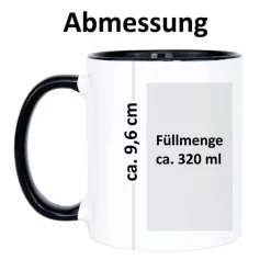 Tasse Pferd personalisiert, Geschenk-Idee Pferde-Mensch, Funny-Art Aquarell Illustration
