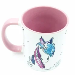 Tasse Pferd personalisiert, Geschenk-Idee Pferde-Mensch, Funny-Art Aquarell Illustration