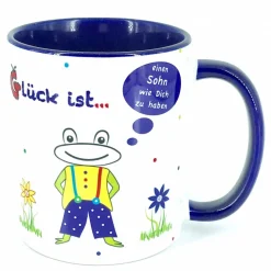 Tasse Sohn Geschenk, Spruch Glück ist einen Sohn wie Dich zu haben