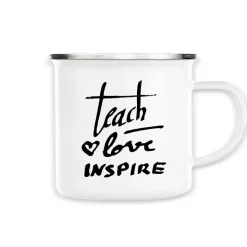 Tasse Teach Love Inspire Calligraphy