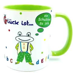 Tasse zur Einschulung - personalisiert mit Namen - ABC Design