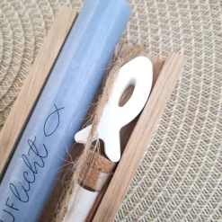 Taufe Geldgeschenk Taufgeschenk mit Fisch Reagenzglas Geschenkset für Mädchen und Jungen zur heiligen Taufe