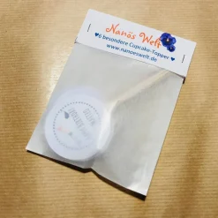 Taufe Set 6 Cupcake Topper personalisiert Flags Muffindeko mit individuellem Namen für Mädchen oder Jungen