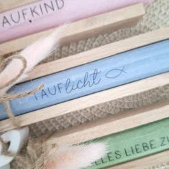 Taufe Taufgeschenk mit symbolischen Fisch Geschenkset für Mädchen und Jungen zur heiligen Taufe