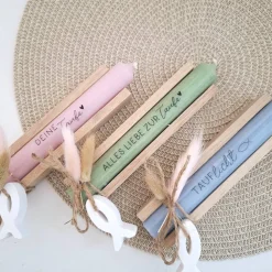 Taufe Taufgeschenk mit symbolischen Fisch Geschenkset für Mädchen und Jungen zur heiligen Taufe