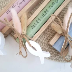 Taufe Taufgeschenk mit symbolischen Fisch Geschenkset für Mädchen und Jungen zur heiligen Taufe