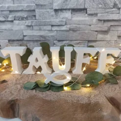 Taufe Tischdeko aus Raysin – Personalisierte Deko & Geschenkideen für Jungen & Mädchen