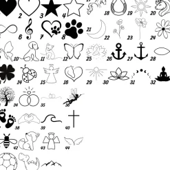 Taufgeschenk Mädchen & Junge – Personalisierte Taufkette mit Kreuz & Gravur – Edelstahl Halskette Herz