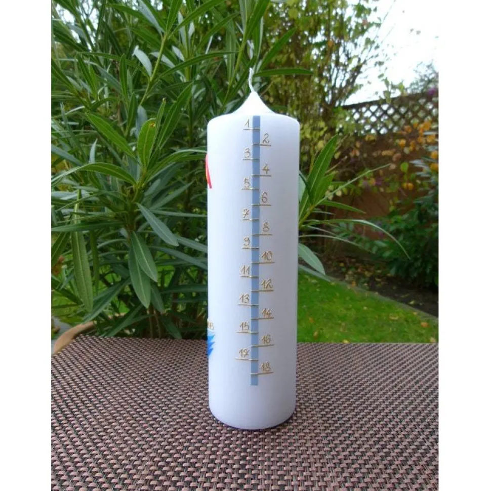 Taufkerze - Geburtstagkerze - Boot - Arche - Mädchen - Kerze - Taufe - Handarbeit - keine Folie - inkl. Wachsbeschriftun