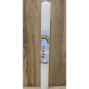 Taufkerze - 40x4 - Regenbogen - Leuchtturm -