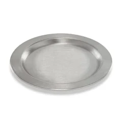 Taufkerze "Herz" für Mädchen, optional mit oder ohne Kerzenteller