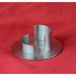 Taufkerze maritim mit Anker und Fischen, liebevoll Hand verzierte Taufkerze für Jungen oder Mädchen, elfenbein