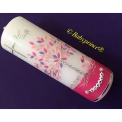 Taufkerze Mädchen Lebensbaum