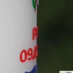 Taufkerze Regenbogen, Taube und Wellen, wunderschöne handverzierte Taufkerze für Jungen oder Mädchen, personalisierbar