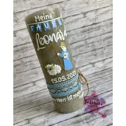 Taufkerze Rustik Hirte