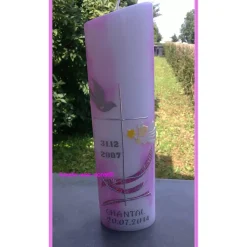 Taufkerze Schutzengel + Taube incl. Name und Datum