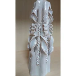 Taufkerze, Taufspruch , Schutzengel , Kreuz, hand geschnitzt, UNIKAT