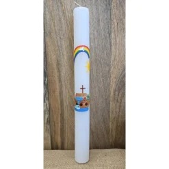 Taufkerze 40x4 - "Arche-Noah 3"