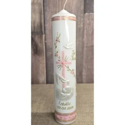 Taufkerze 30x6 - Baby - Personalisierbar - in zwei Variationen