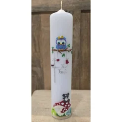 Taufkerze 30x6 - In verschiedenen Farben -