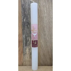 Taufkerze 40x4 in verschiedenen Farbtönen