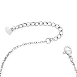 Taufkette mit Gravur, Taufschmuck Edelstahl, Personalisiertes Taufgeschenk für Mädchen und Jungen