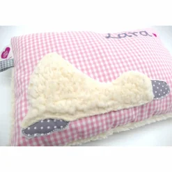 Taufkissen Ente Entchen mit gesticktem Namen