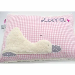 Taufkissen Ente Entchen mit gesticktem Namen