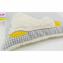 Taufkissen Ente Entchen mit gesticktem Namen