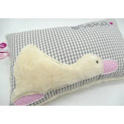 Taufkissen Ente Entchen mit gesticktem Namen