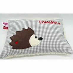 Taufkissen Igel Igelchen mit gesticktem Namen