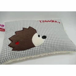 Taufkissen Igel Igelchen mit gesticktem Namen