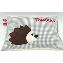 Taufkissen Igel Igelchen mit gesticktem Namen