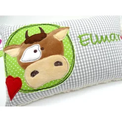 Taufkissen Kuschelkissen Kindergartenkissen Geburtsgeschenk