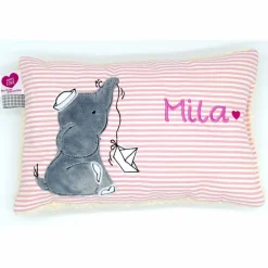 Taufkissen Kuschelkissen Kindergartenkissen Geburtsgeschenk