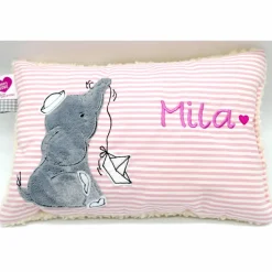 Taufkissen Kuschelkissen Kindergartenkissen Geburtsgeschenk