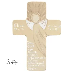 Taufkreuz Holzkreuz Kinderkreuz Engel  zur Taufe/Geburt/Kommunion