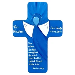 Taufkreuz Holzkreuz Kinderkreuz Engel  zur Taufe/Geburt/Kommunion