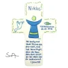 Taufkreuz Holzkreuz Kinderkreuz mit christlichem Motiv  zur Taufe/Geburt/Kommunion