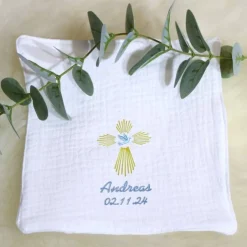 Tauftuch, Patengeschenk, Geschenkidee, personalisierbar