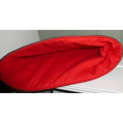 Teacosy weihnachtlich, Teekannen-Wärmer mit edler Weihnachts-Borte