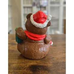 Teddybär - Weihnachtsdekoration aus Keramik -