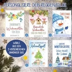 Tee Reagenzgläser weihnachtlich, personalisierte Geschenke, Früchtetee im Reagenzglas